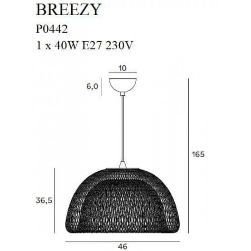 Люстра MAXlight BREEZY P0442