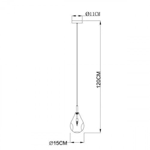 Люстра Zuma Line BASTONI MD1921-1-CLEAR