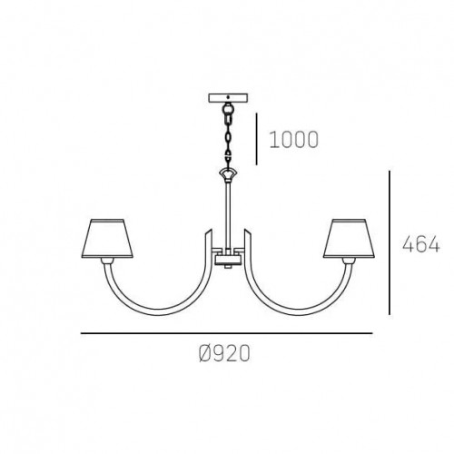 Люстра CosmoLight Boston P08959BR