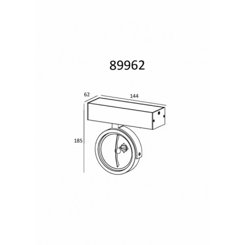Світлодіодний лінійний світильник Viokef STATION 3911-0019-4-B-N