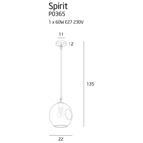 Люстра MAXlight SPIRIT II P0365