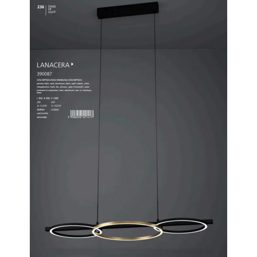 Люстра Eglo LANACERA 390087