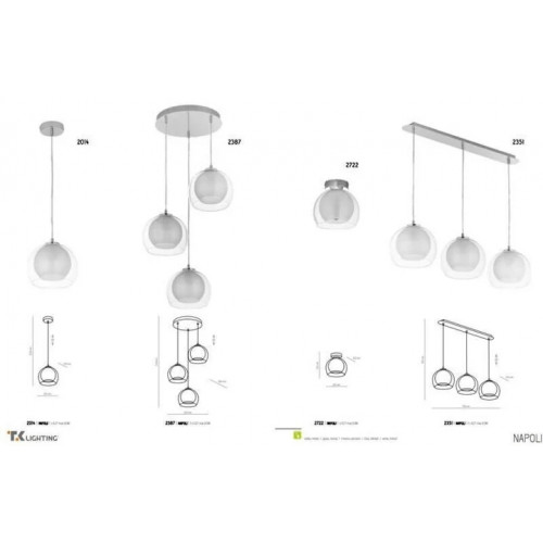 Люстра TK Lighting NAPOLI 2387