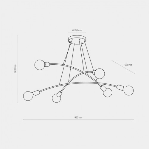 Люстра TK Lighting HELIX GOLD 2728