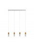 Люстра TK Lighting ELIT WHITE/WOOD 6307
