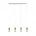 Люстра TK Lighting ELIT WHITE/WOOD 6307