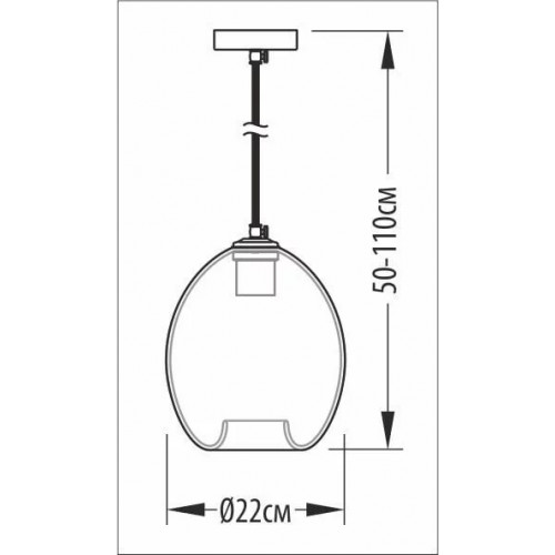 Люстра Pikart Colorglass 2059-7