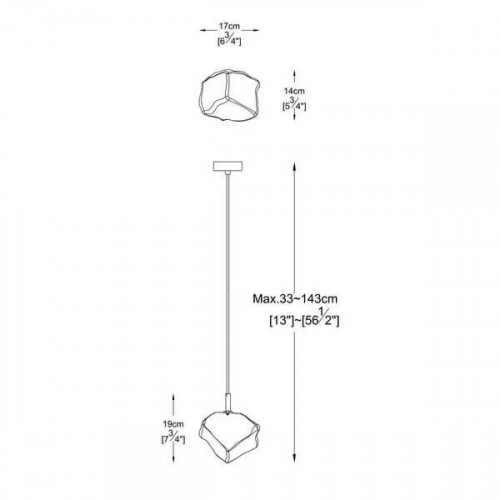 Люстра Zuma Line ROCK P0488-01F-F4FZ