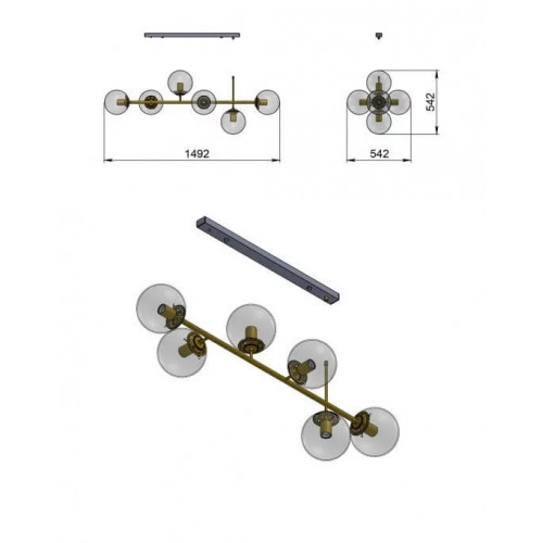 Люстра Pikart BB 15393-2