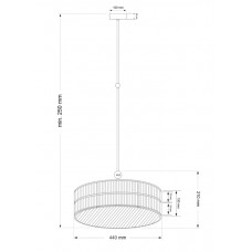 Люстра Kutek LAVONE LAV-ZWL-6(Z)240