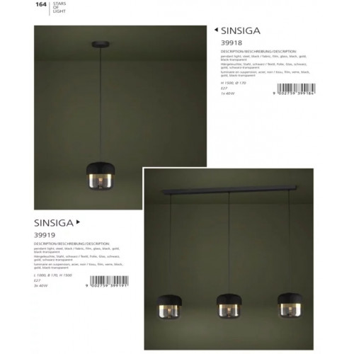 Люстра Eglo SINSIGA 39918