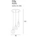 Люстра MAXlight CITY P0343