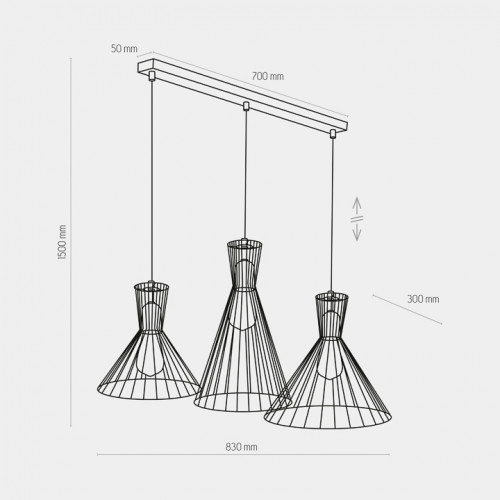 Люстра TK Lighting SAHARA 3352