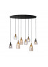 Люстра Searchlight DIVINE 36463-8BK