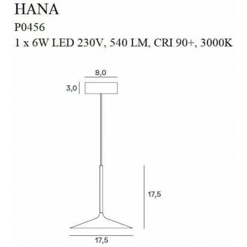 Люстра MAXlight HANA P0456