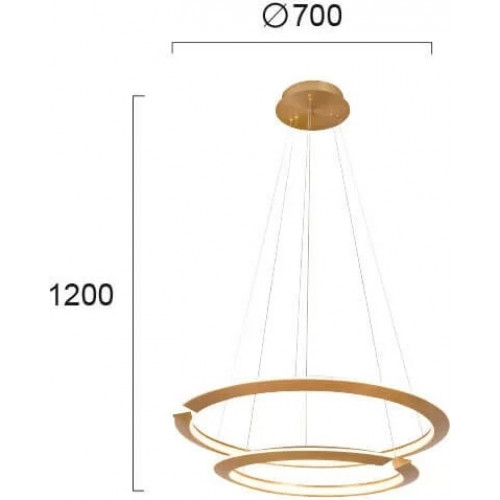Люстра Viokef MERILIN 4237400