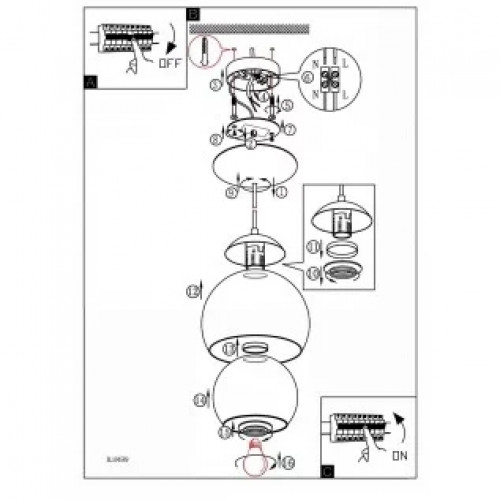 Люстра Eglo ROCAMAR 94592