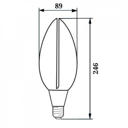 Светодиодная лампа промышленная E40 36W С90