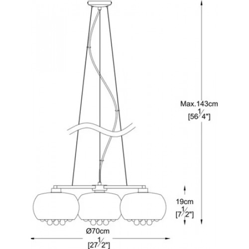 Стельовий світильник Nordlux Melo 28 77656001