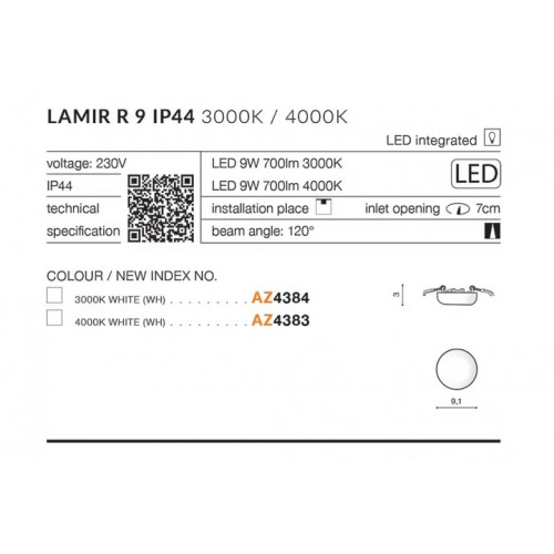 Точковий світильник Zuma Line LOYA C0461-01C-A0SB