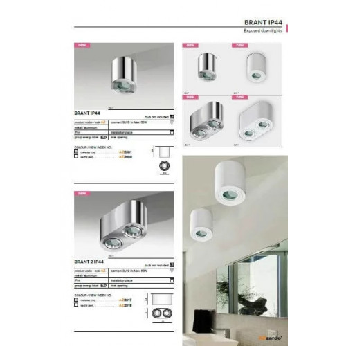 Точковий світильник AZzardo BRANT IP44 AZ2691