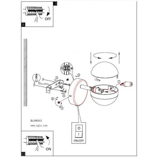 Бра Eglo SALTO 3 98343