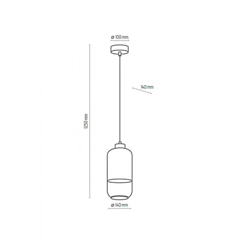 Точковий світильник Nowodvorski MIDI LED BLACK 20W 3000K 10055