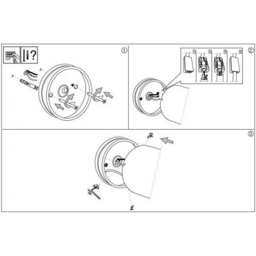 Точковий світильник Searchlight HONOS ROUND CE-HONRB