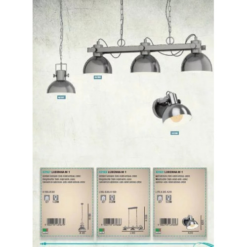 Бра Eglo LUBENHAM 1 43169