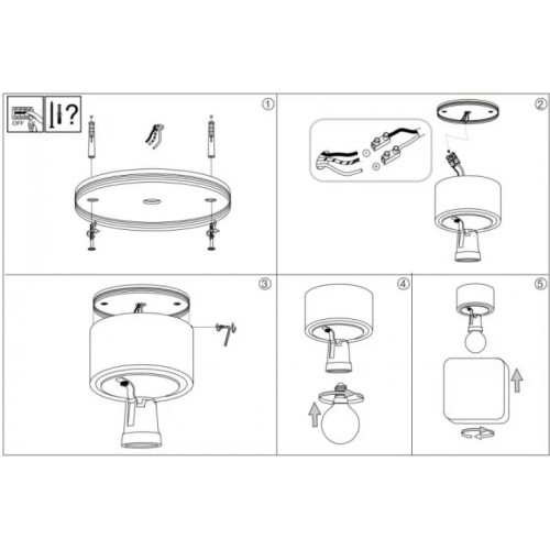 Точковий світильник Searchlight HONOS SQUARE TWIN CE-HONSQ2B