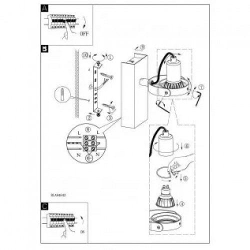 Бра Eglo NOVORIO 1 94646