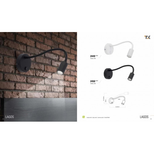 Бра TK Lighting LAGOS 2449