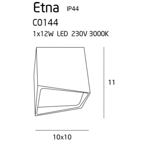 Точковий світильник MAXlight ETNA C0144