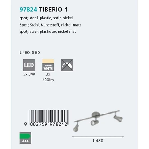 Стельовий світильник Eglo TIBERIO 97824