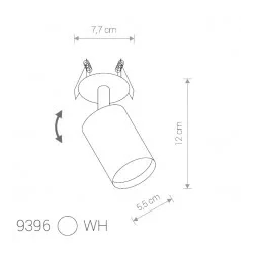 Світильник спот Nowodvorski EYE FIT 9398