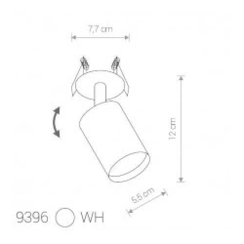 Світильник спот Nowodvorski EYE FIT 9398