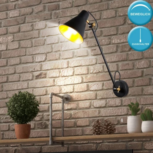 Бра Searchlight ADJUSTABLE WALL LIGHTS 6302BK