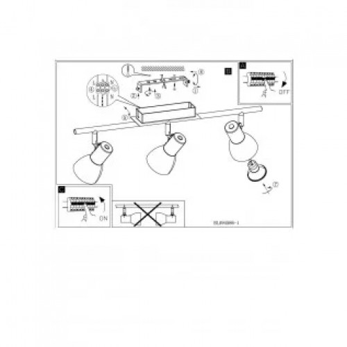 Стельовий світильник Eglo BARNHAM 94586