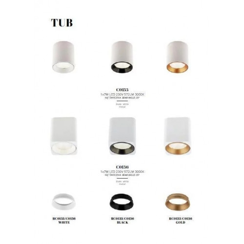 Точковий світильник MAXlight TUB C0155