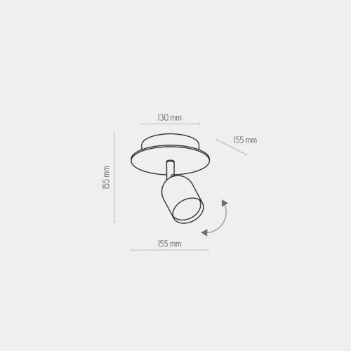 Точковий світильник TK Lighting TOP WOOD 3290