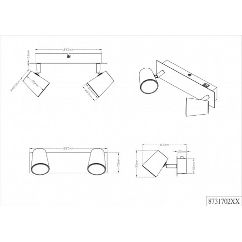 Бра Trio NARCOS 873170231