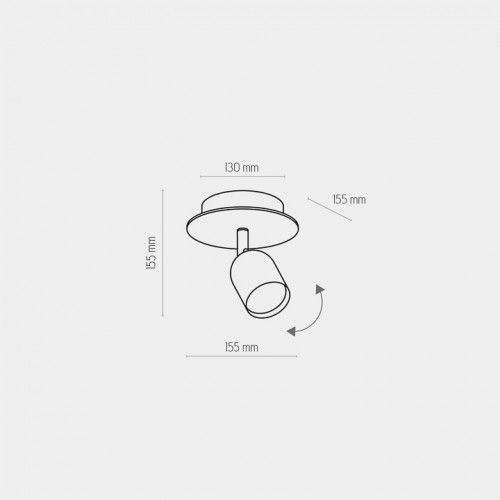 Точковий світильник TK Lighting TOP WOOD 3290