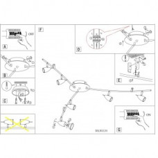 Стельовий світильник Eglo RICCIO 2 93134 Стельовий світильник Eglo RICCIO 2 93134