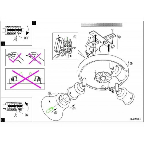 Стельовий світильник Eglo Alamo 89061