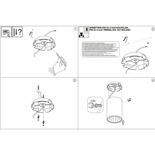 Точковий світильник Ideal Lux NITRO 205991