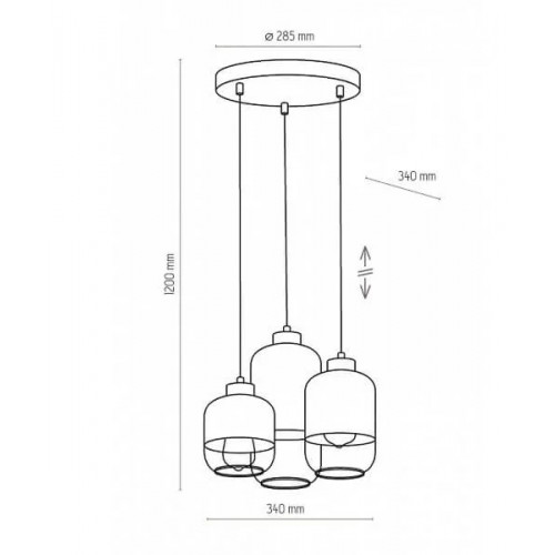 Точковий світильник Nowodvorski MIDI LED BLACK 40W 4000K 10060