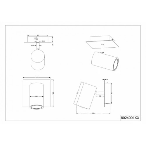 Бра Trio MARLEY 802400101