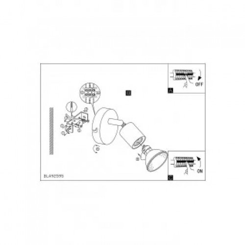 Бра Eglo BUZZ-LED 92595