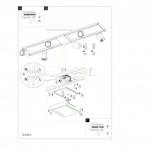 Стельовий світильник Eglo ZERACO 93679