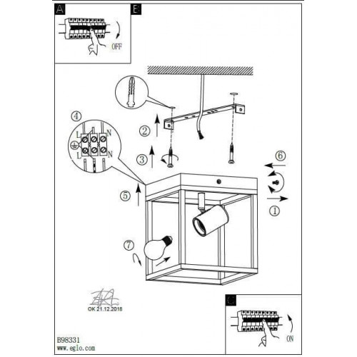Точковий світильник Eglo SILENTINA 98331